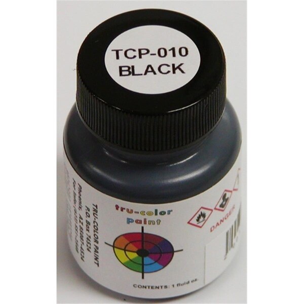 Tru-Color Paint 1 oz 3D Acrylic Paint, Black TCP9010 - main